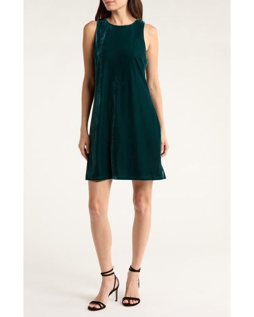Tommy Bahama Blue Jasmina Velvet Shift Dress