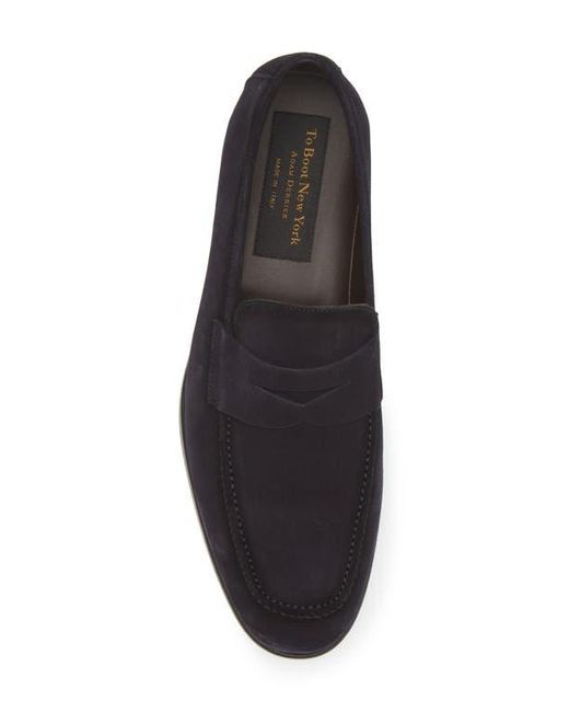 To Boot New York Black Ronny Penny Loafer for men