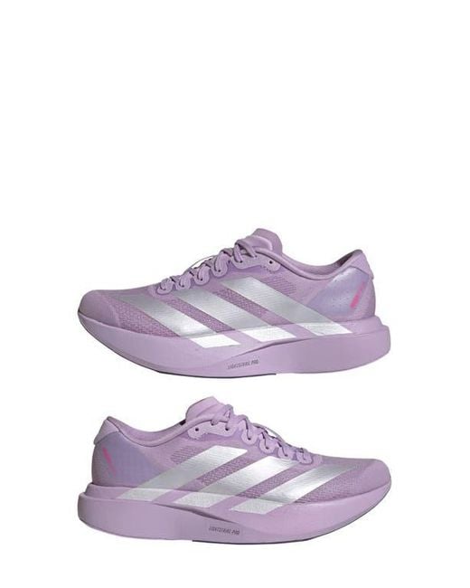 Adidas Purple Adizero Evo Sl Running Shoe