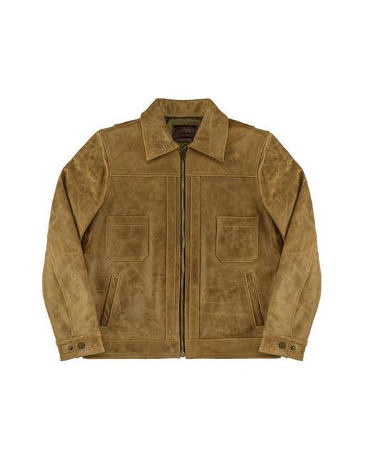 Last Wolf Brown Yellowstone Work Jacket for men