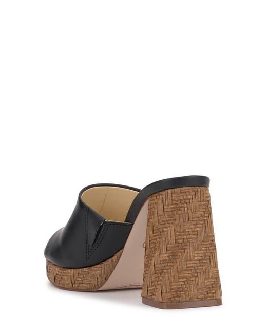 Jessica Simpson Black Kameena Platform Wedge Sandal