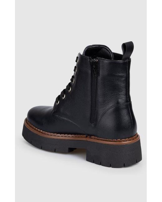 Manuela Black Ibiza Lace Up Bootie
