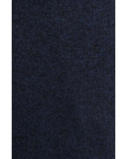 Bugatchi Blue Brushed Knit Flat Front Cargo Pants for men