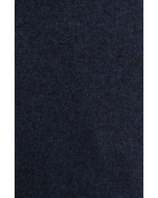 Bugatchi Blue Brushed Knit Flat Front Cargo Pants for men