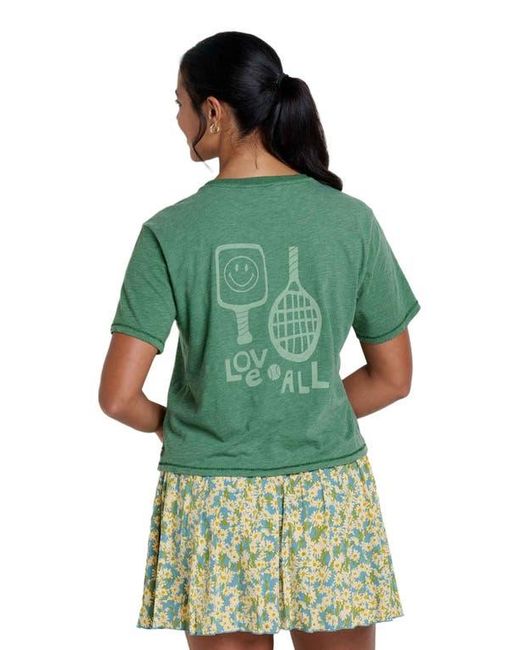 Toad & Co. Green Boundless Jersey Short Sleeve Crew