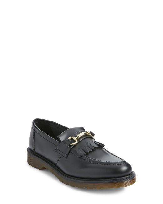 black adrian snaffle loafer