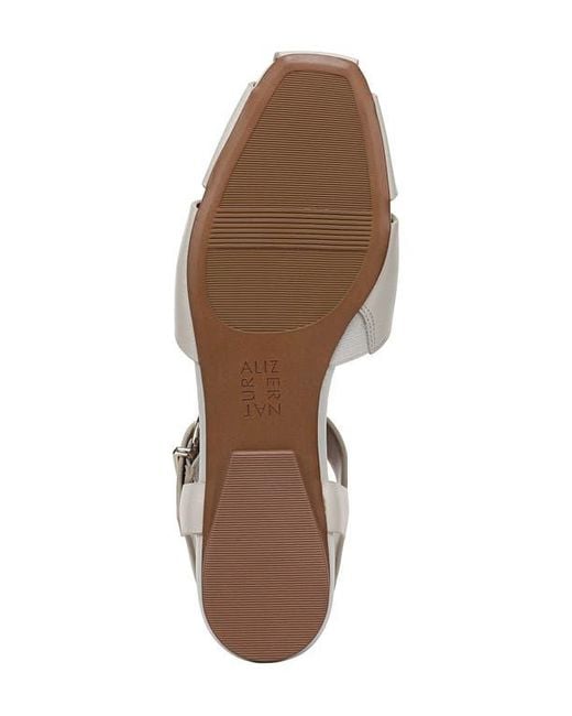 Naturalizer White Cleo Sandal
