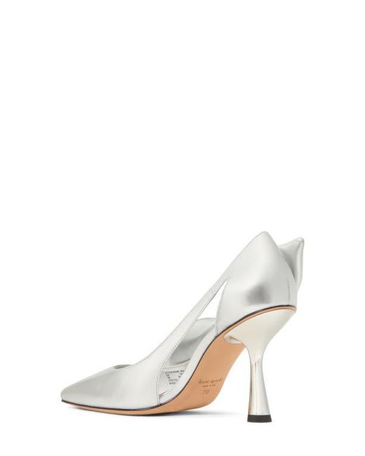Kate Spade White Bunnie Pointed Toe Pump