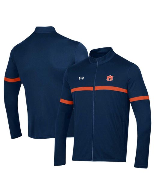 Under Armour Auburn Tigers 2023 Assist Warm Up Fullzip Jacket At