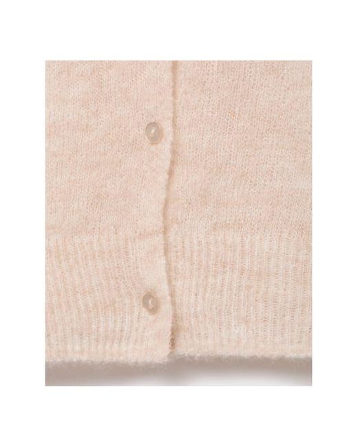 Mango Black Crop Cardigan