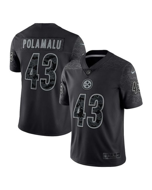 Nike Troy Polamalu Black Pittsburgh Steelers Retired Player Rflctv Limited  Jersey At Nordstrom for Men