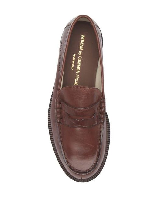 Common Projects Brown Soft Penny Loafer