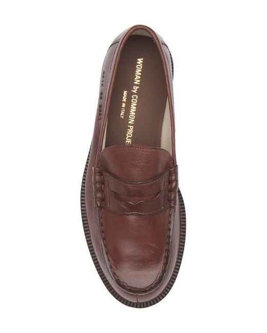Common Projects Brown Soft Penny Loafer