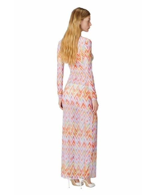 Missoni White Fitted Long Cover-Up
