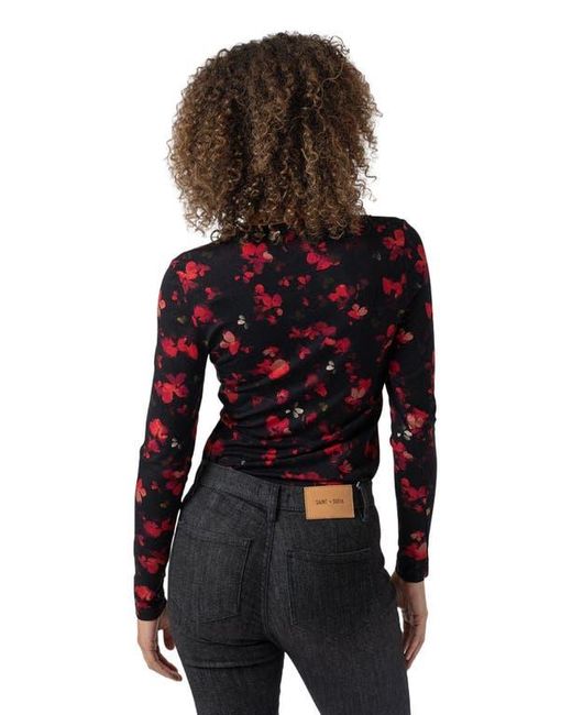 Saint + Sofia Black Remy Crop Sweater