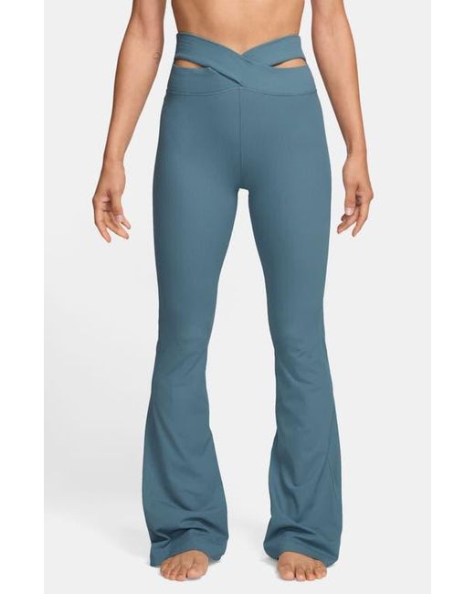 ★★Nike★★ Zenby High Waist Flare Leggings W Smoky Blue Bl Nike Zenvy Women's High-Waisted Flared Leggings. Nike.com