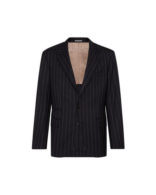 Brunello Cucinelli Blue Virgin Wool Blazer for men