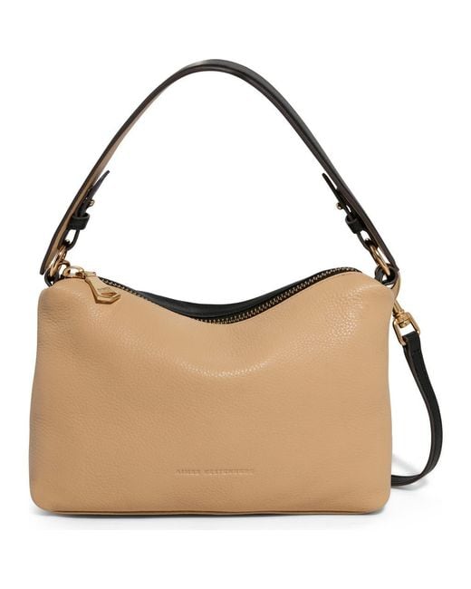 Aimee Kestenberg Brown Ava Convertible Leather Shoulder Bag