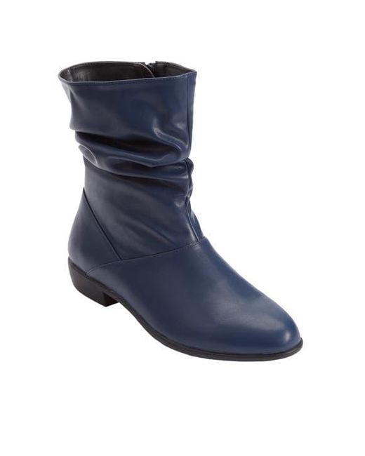 Comfortview Blue Madison Bootie