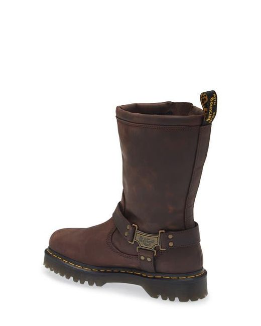 Dr. Martens Brown Anistone Harness Boot