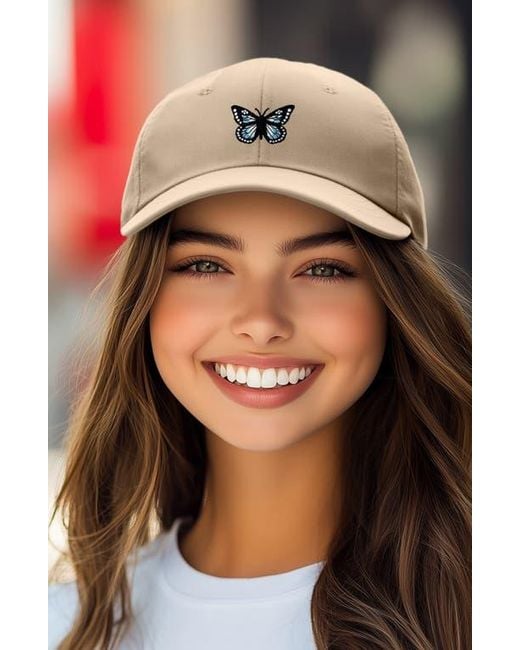 Alix Natural Butterfly Hat