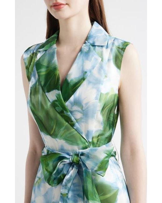 julia jordan green dress Julia Jordan Knot Neck Tulip Hem Dress  JULIA JORDAN