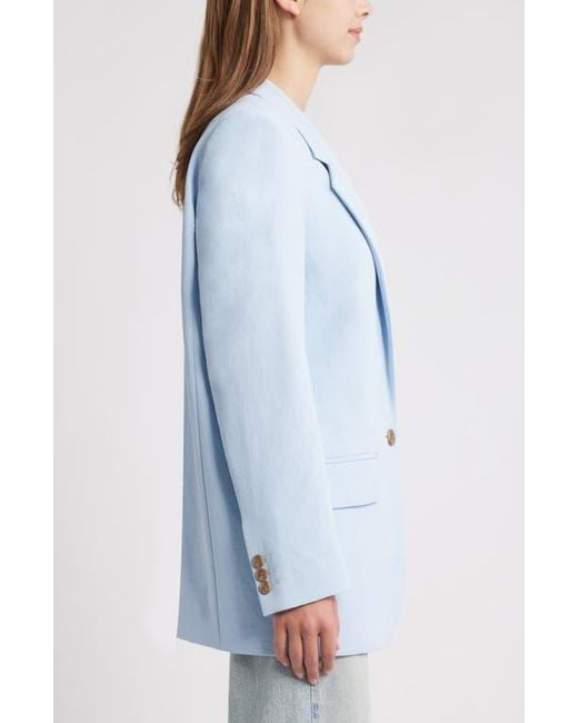 Open Edit Blue The Curator Blazer