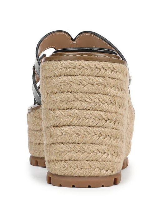 Sam Edelman Black Laine Platform Wedge Sandal