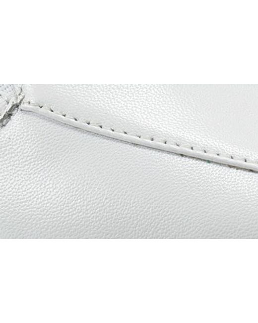 Easy Spirit Women's White Devitt Flat