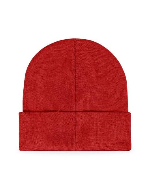 Alix Red Molecule Beanie for men