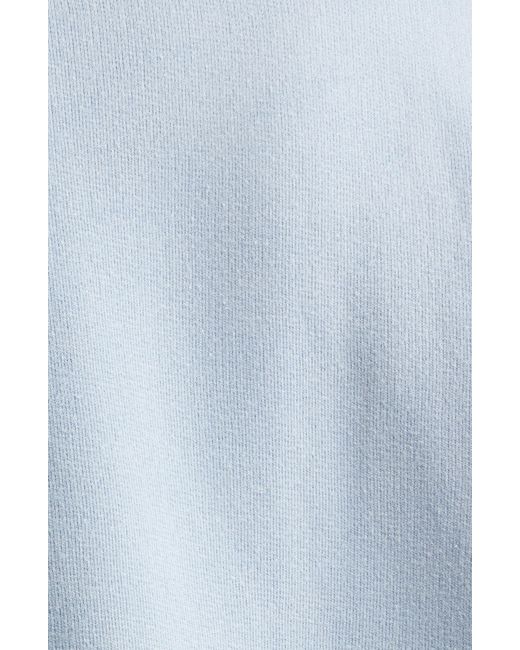 Acne Blue Gender Inclusive Garment Dyed Cotton Sweatshirt