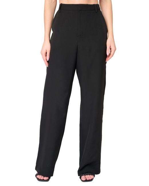 Gibsonlook Black Lindsey High Waist Stretch Twill Stovepipe Pants