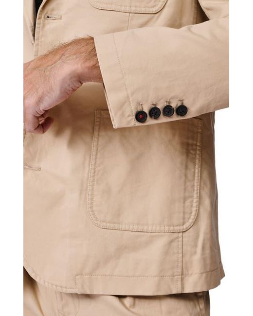 aubi Natural Mareham Patch Pocket Blazer for men