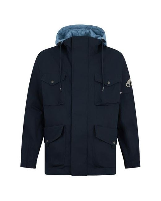 Moose Knuckles Black Hudson Utility Jacket for men