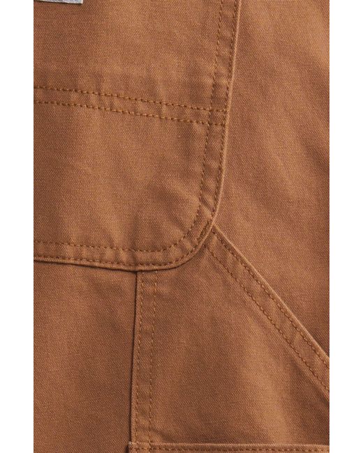 Carhartt Natural Double Knee Canvas Shorts for men
