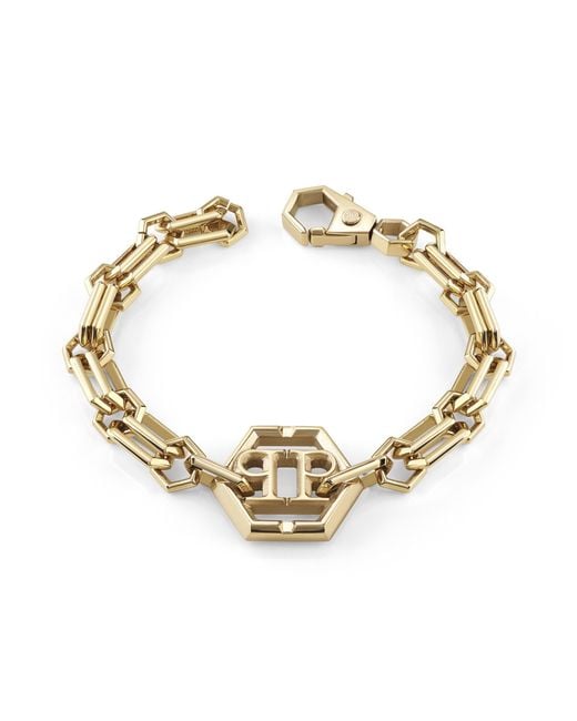 Philipp Plein Metallic Unity Bracelet for men