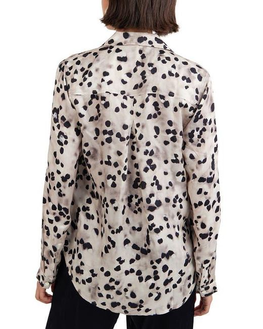 Bella Dahl Black Print Button-Up Shirt