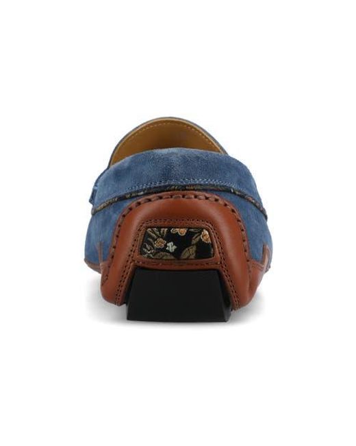 Taft Blue The Luke Driver Moc for men