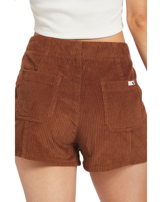 Roxy Brown Sessions Cotton Corduroy Shorts