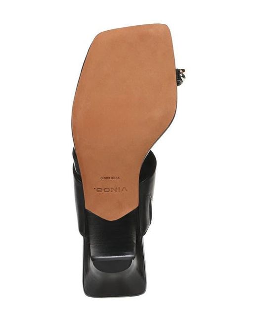 Vince White Stacy Toe Loop Sandal