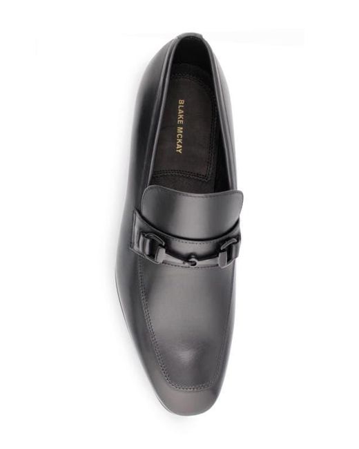 Blake McKay White Dylan Bit Apron Toe Loafer for men