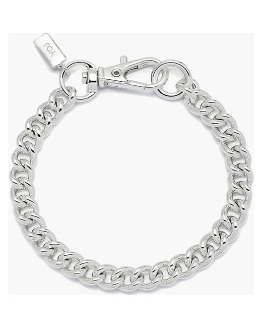 Yoj Metallic Curb Hook Bracelet