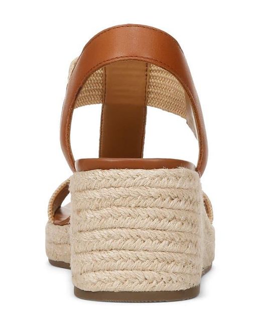 Vionic Brown Calera Espadrille Wedge Sandal