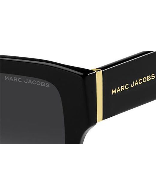 Marc Jacobs Black 55Mm Gradient Square Sunglasses for men