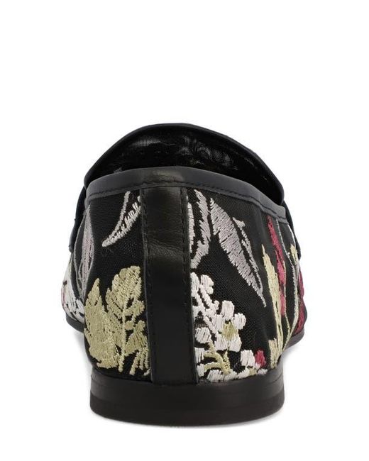 MIA Black Blossum Bit Loafer