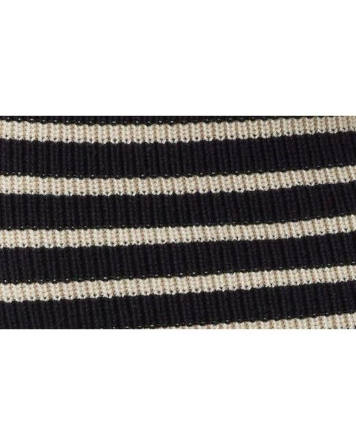 Vero Moda Black Fabulous Stripe Knit Miniskirt