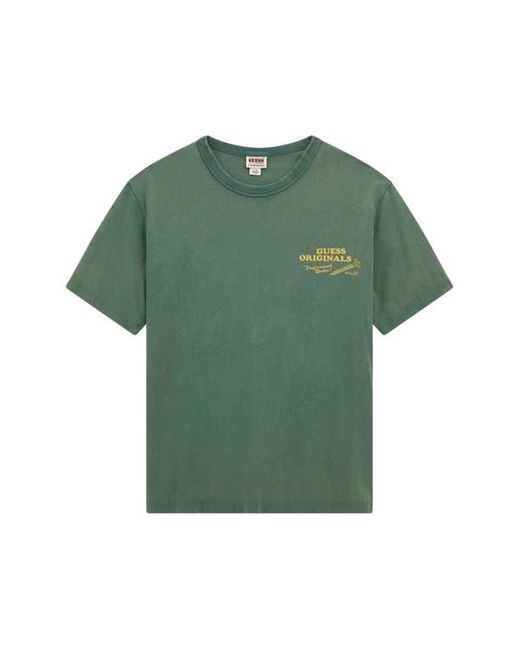 Guess Green Go Hardware Graphic T-Shirt for men