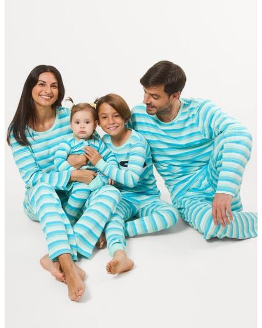 Leveret Blue Loose Fit Cotton Matching Family Pajamas, Fun & Character Themes for men