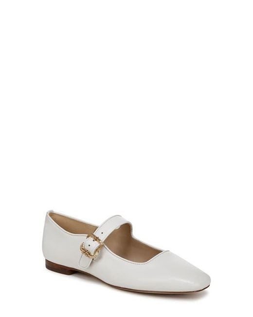 Sam Edelman White Michaela Mary Jane Flat