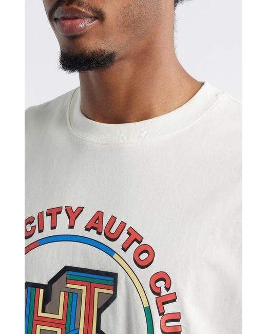Honor The Gift Auto Association Graphic T-Shirt in Gray for